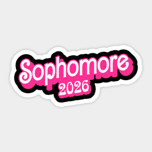 Class of 2026 Sophomore Gifts Funny Sophomore 2026 Sticker